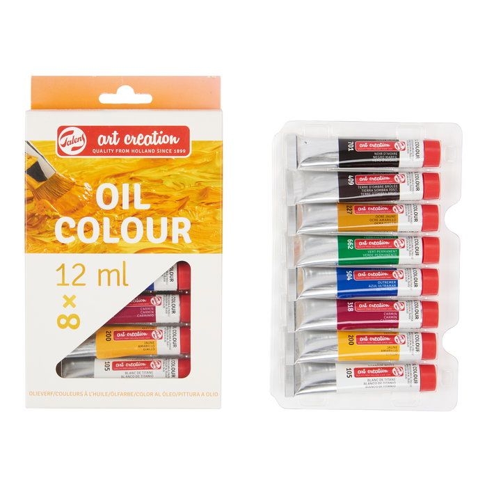 Talens Art Creation Set de Óleo de 8 Tubos de 12 ml